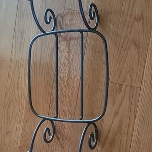 Longaberger wrought iron serving stand